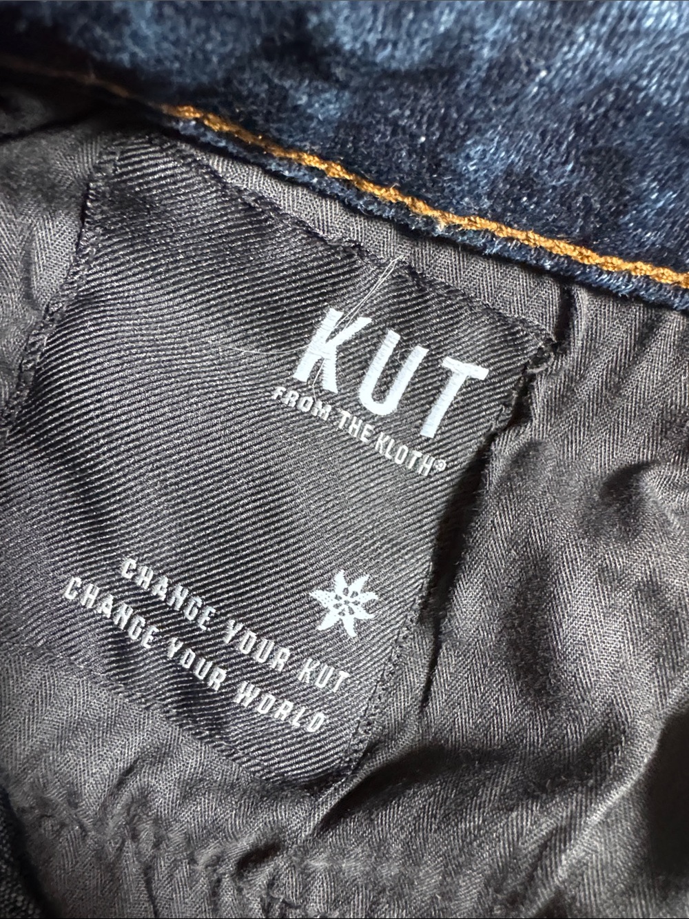 Kut from the Kloth Medium Blue Straight Leg Jeans - Picture 4 of 11